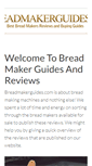 Mobile Screenshot of breadmakerguides.com